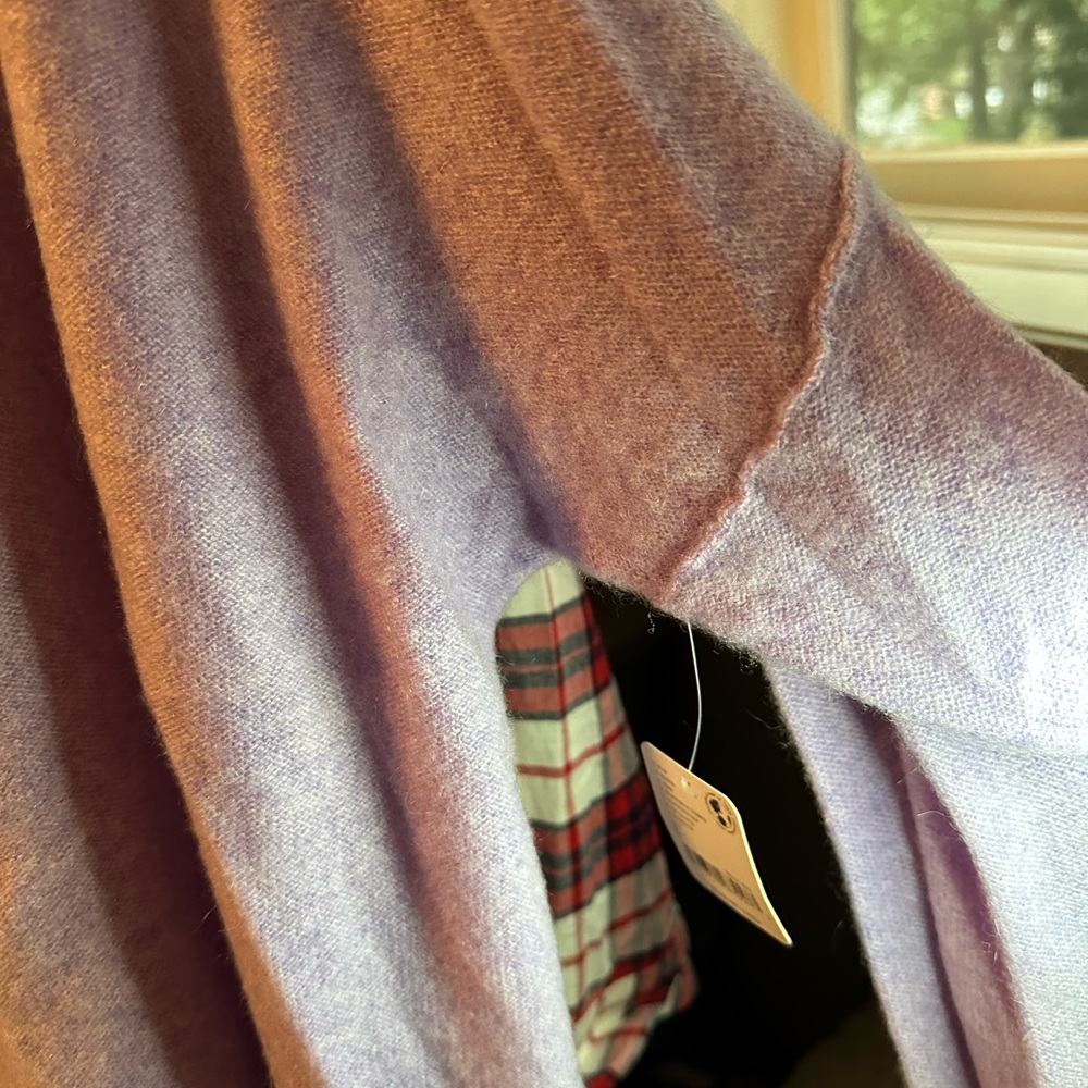Free people, cashmere ottoman tunic, new with tags lavender size L - Picture 11 of 11